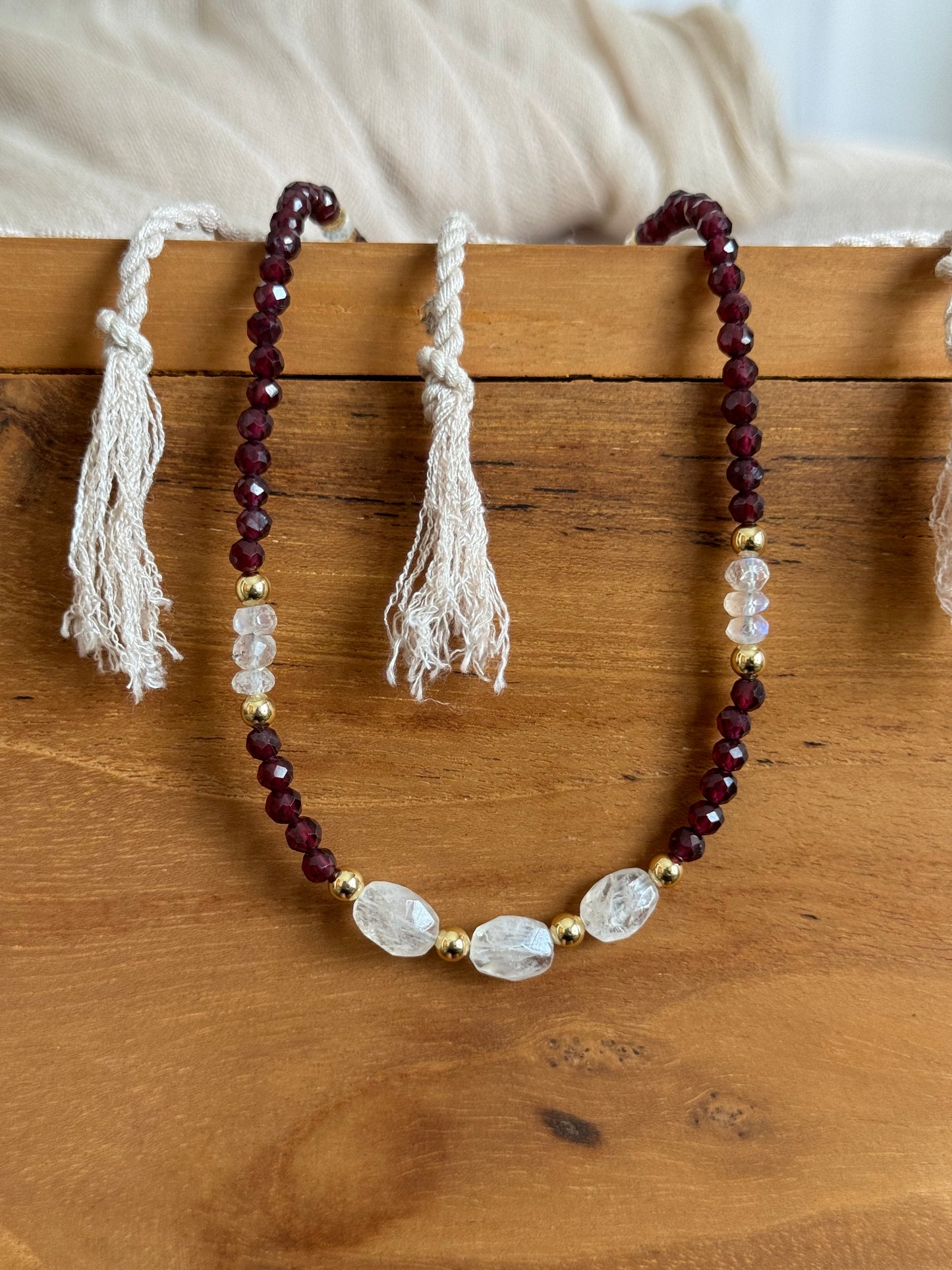 Collier personnalisé en pierres naturelles