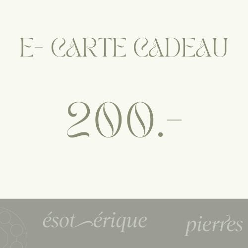 E-carte cadeau