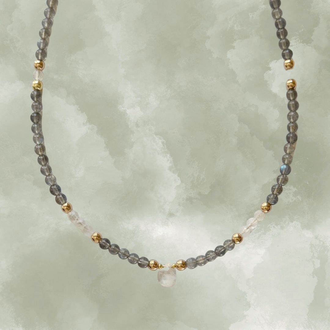INTUITION - Labradorite et Pierre de lune