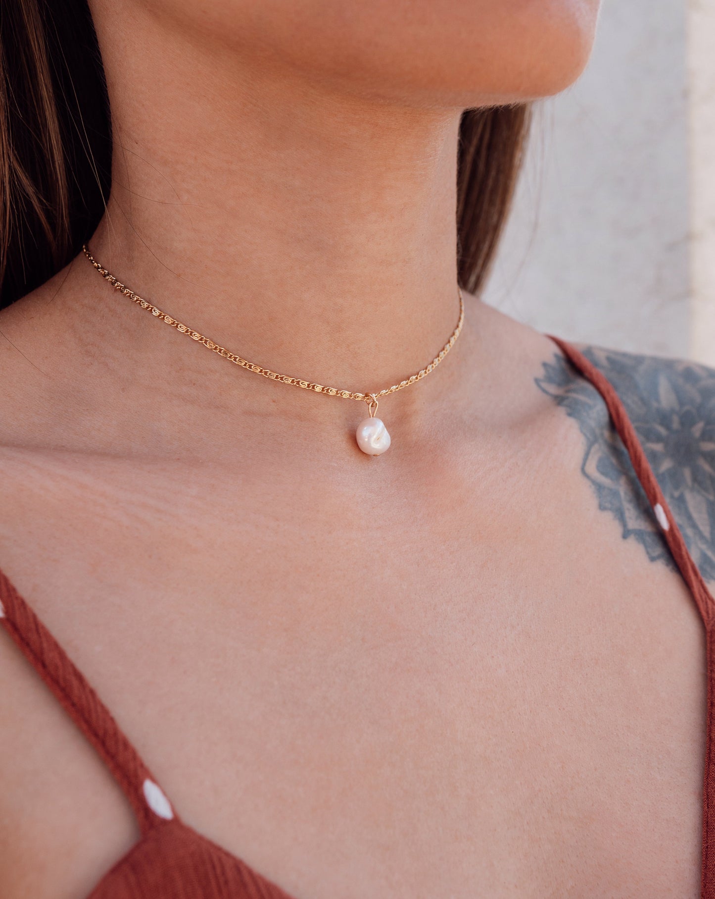 Collier Thalassa - Perle d'eau douce
