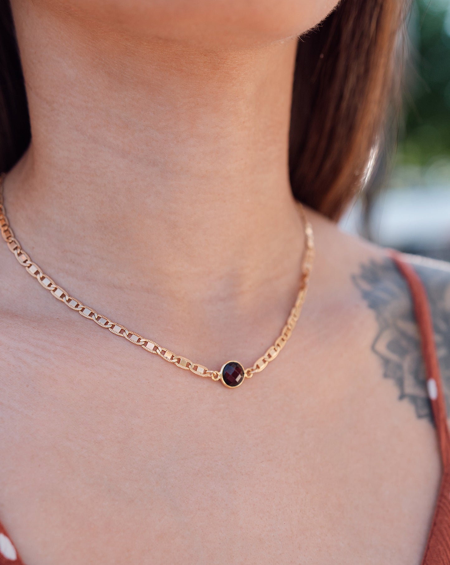 Collier Passion - Grenat