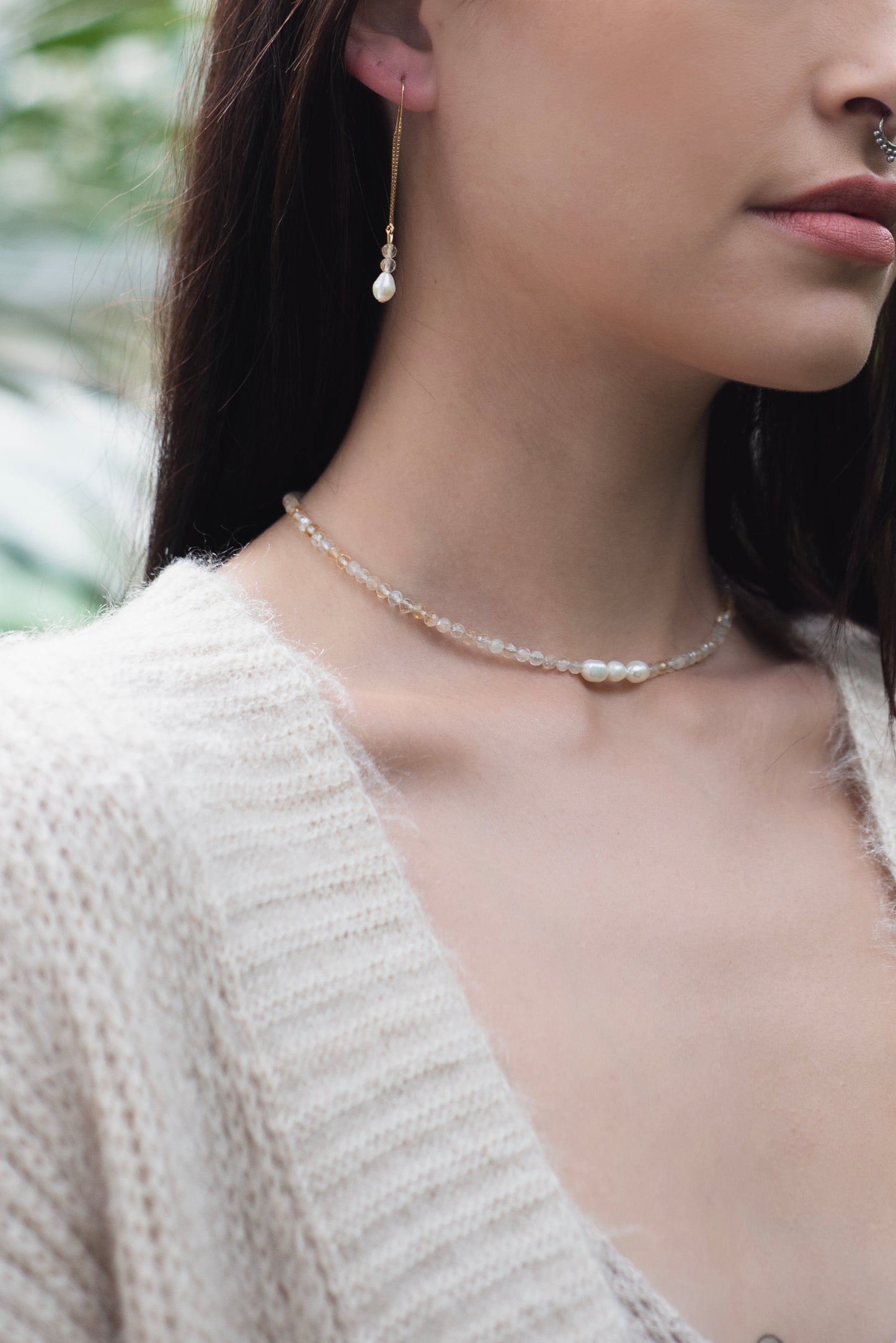 Collier "Abondance" - Citrine