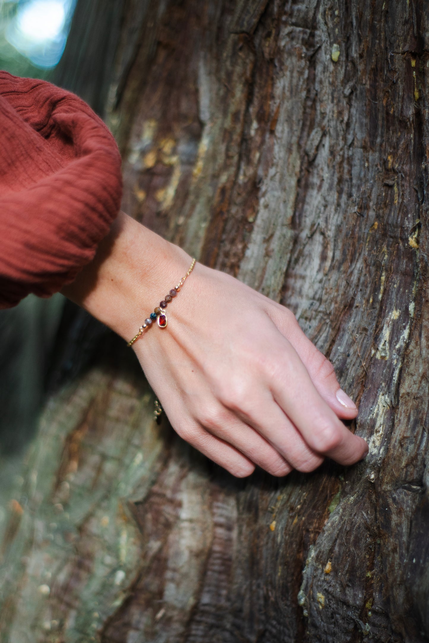 Bracelet Force - pietersite de Namibie