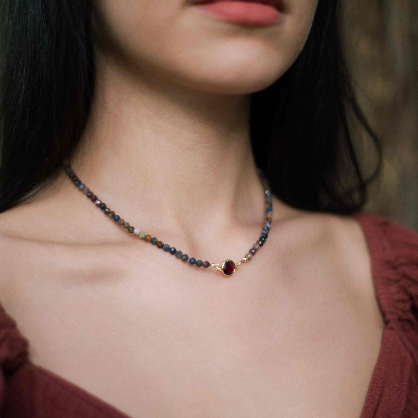 Collier Force - pietersite de Namibie