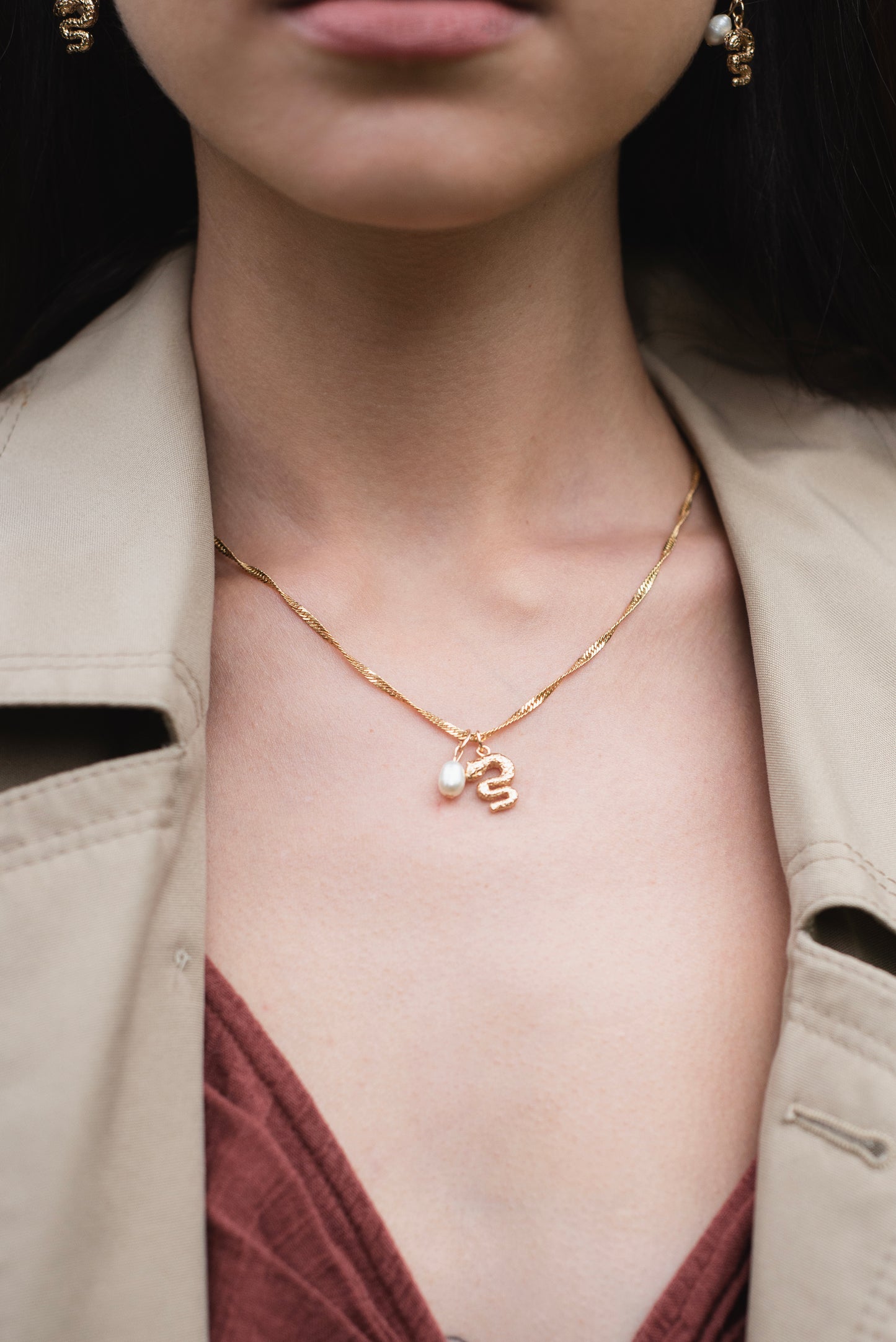 Collier "Guérison" - perle d'eau douce