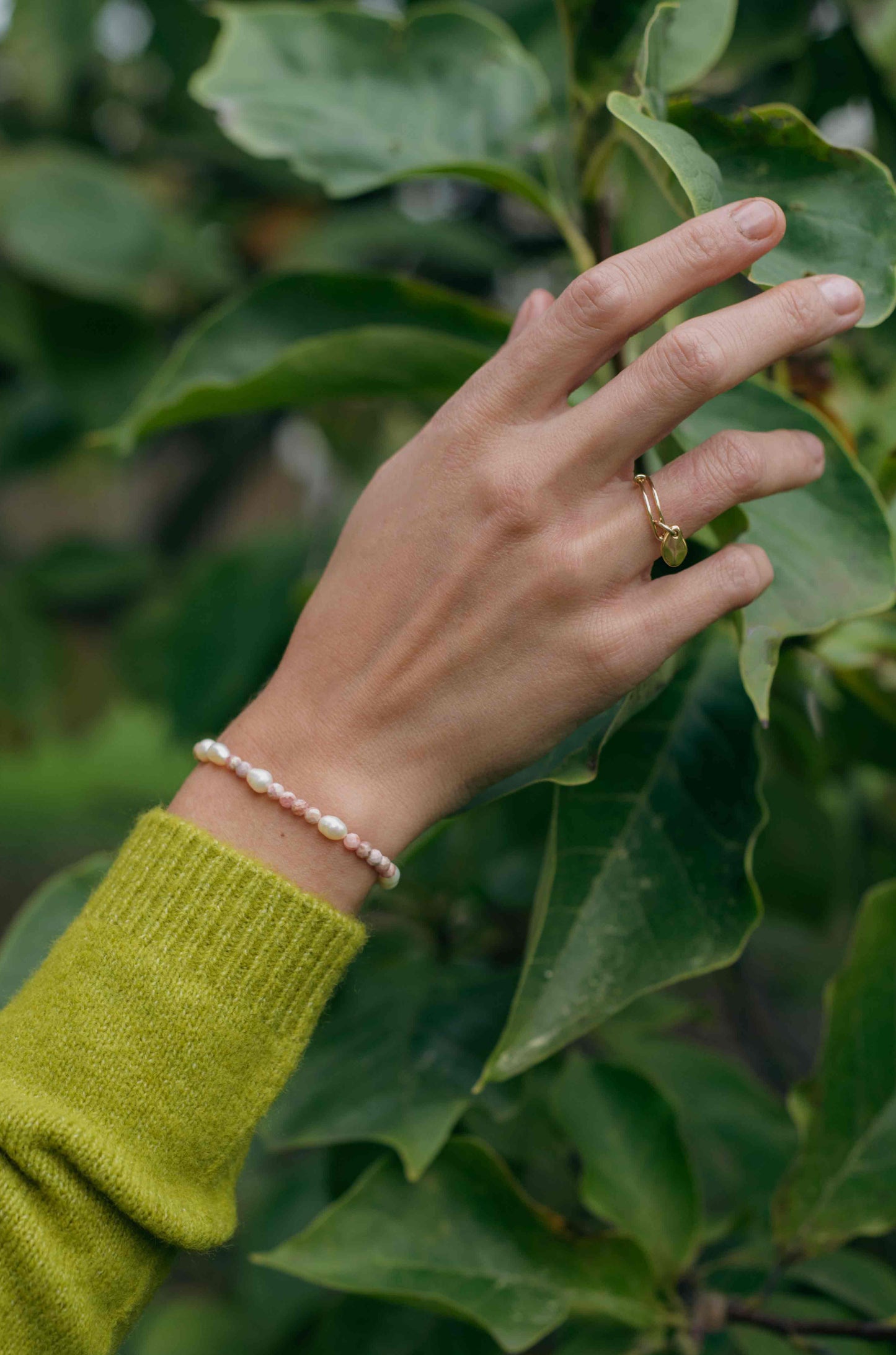 Bracelet "Amour" - Rhodochrosite