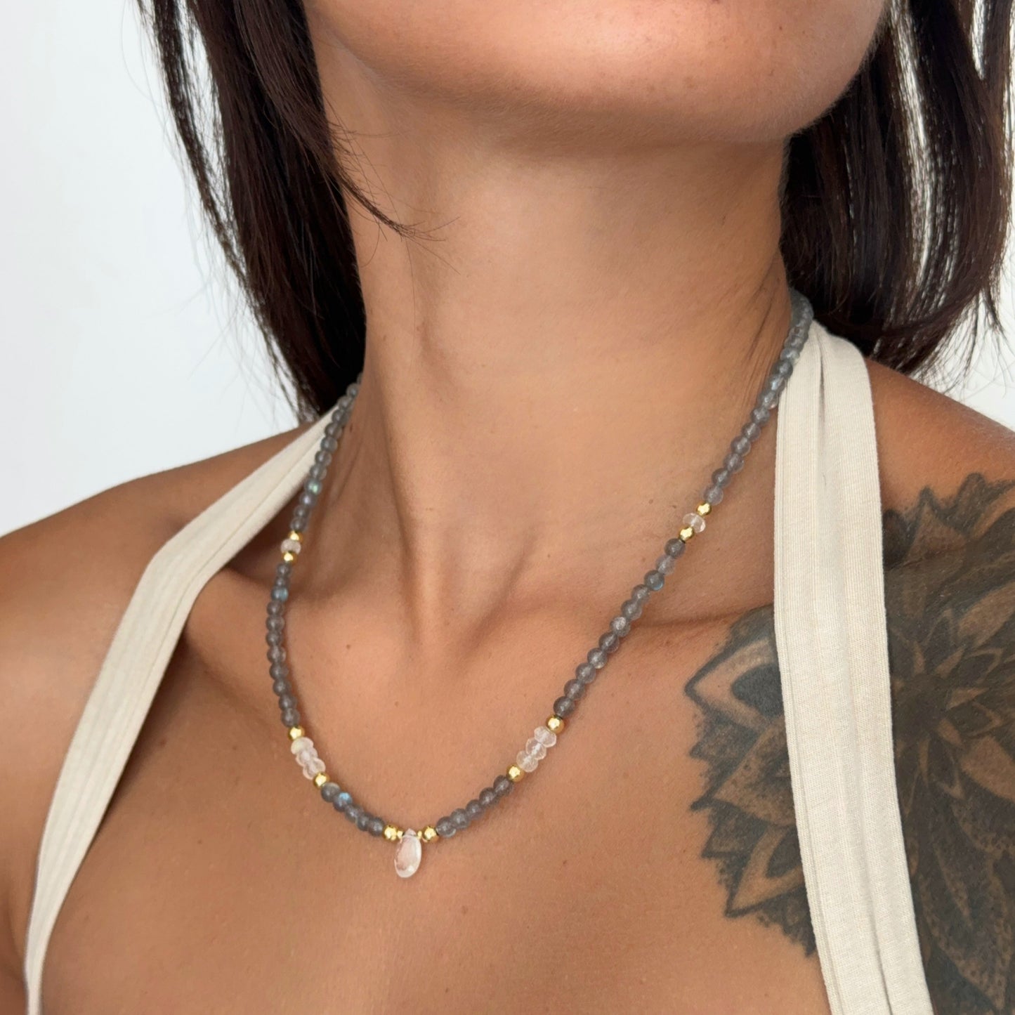 INTUITION - Labradorite et Pierre de lune