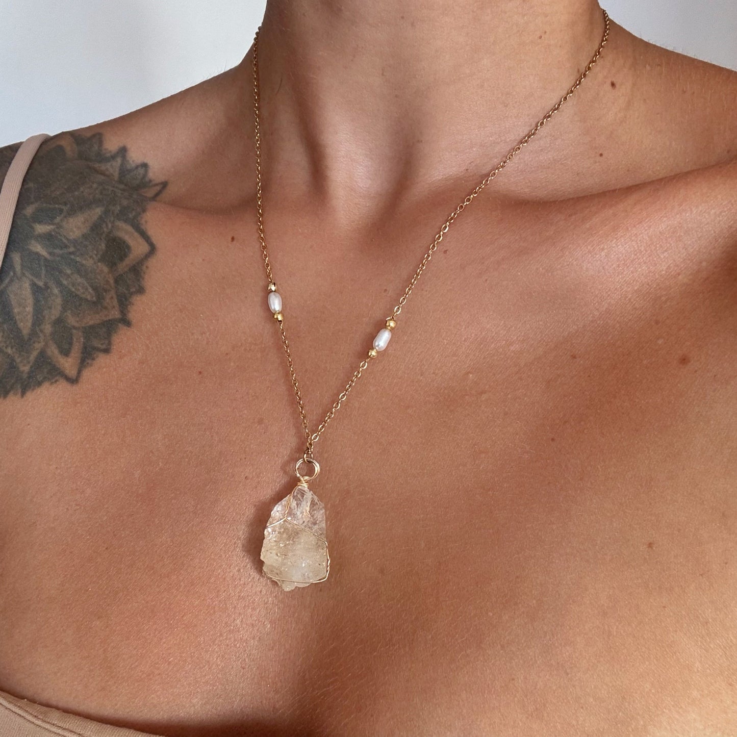 Collier Solara - Citrine
