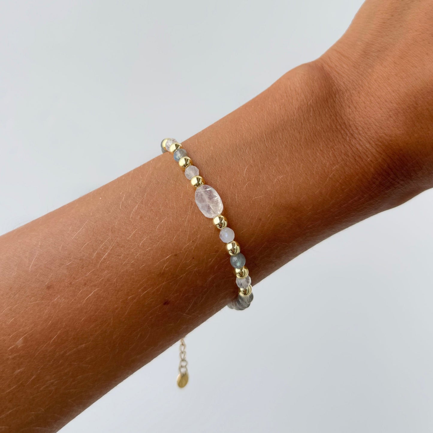 Bracelet INTUITION - Labradorite et Pierre de lune