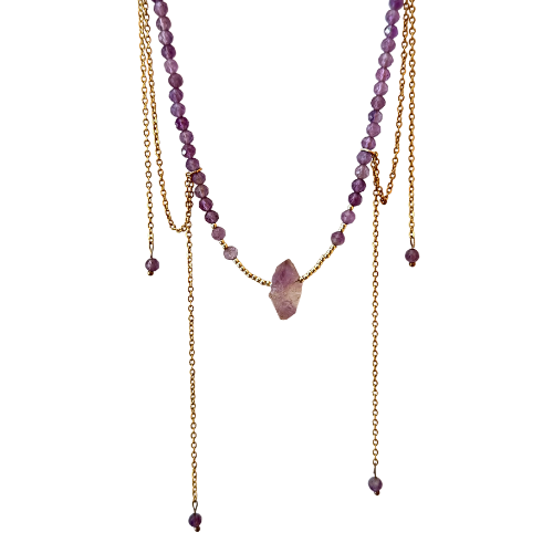 Collier Aura- Améthyste