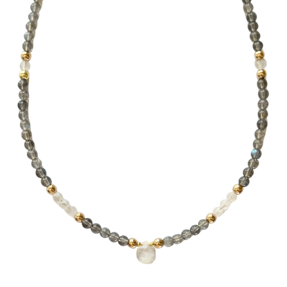 INTUITION - Labradorite et Pierre de lune
