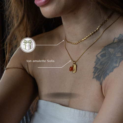 Collier choker à maillon