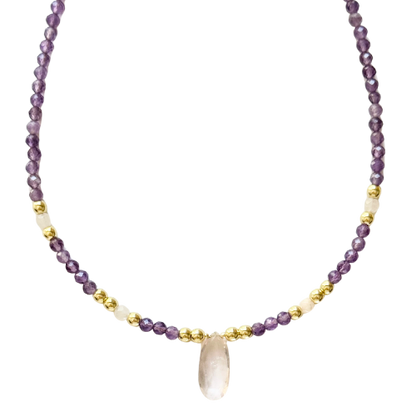 APAISEMENT - Améthyste et Quartz rose