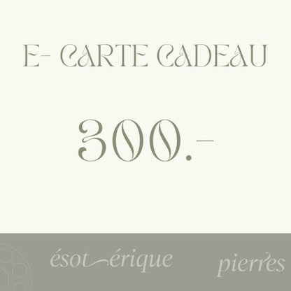 E-carte cadeau