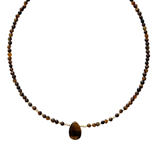 Collier Valora- Oeil de tigre