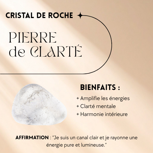 Collier Gaïa - Hématite et quartz