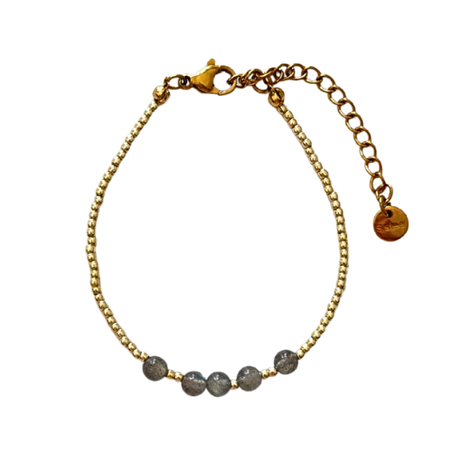 Bracelet Halo - Labradorite