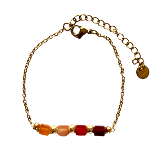 Bracelet CONFIANCE EN SOI - Cornaline
