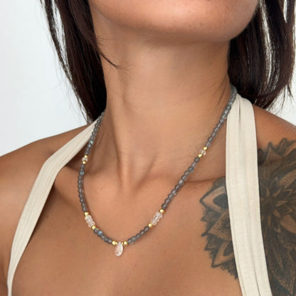 INTUITION - Labradorite et Pierre de lune