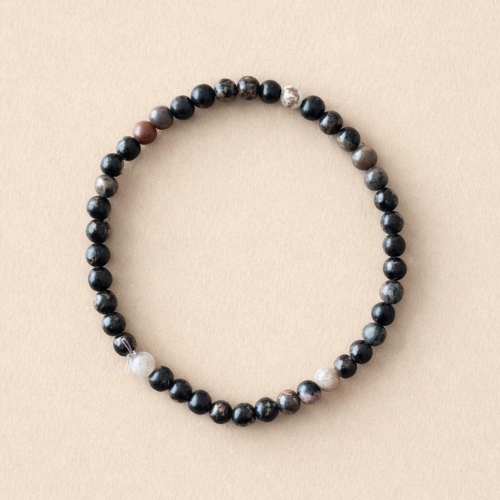 Bracelet en agate brune