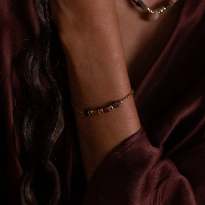 Bracelet Terra - Jaspe brun