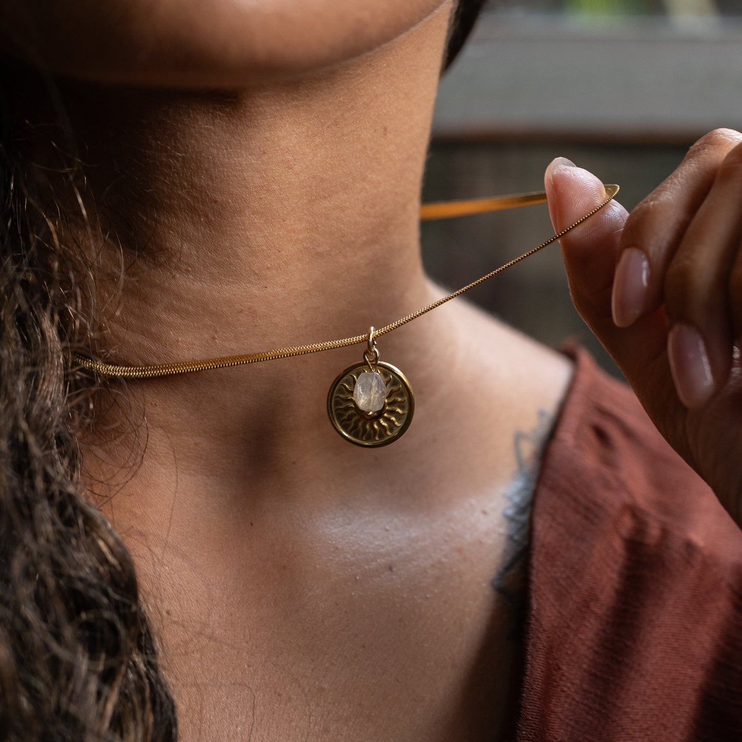 Amulette Aegis - Collier à personnaliser