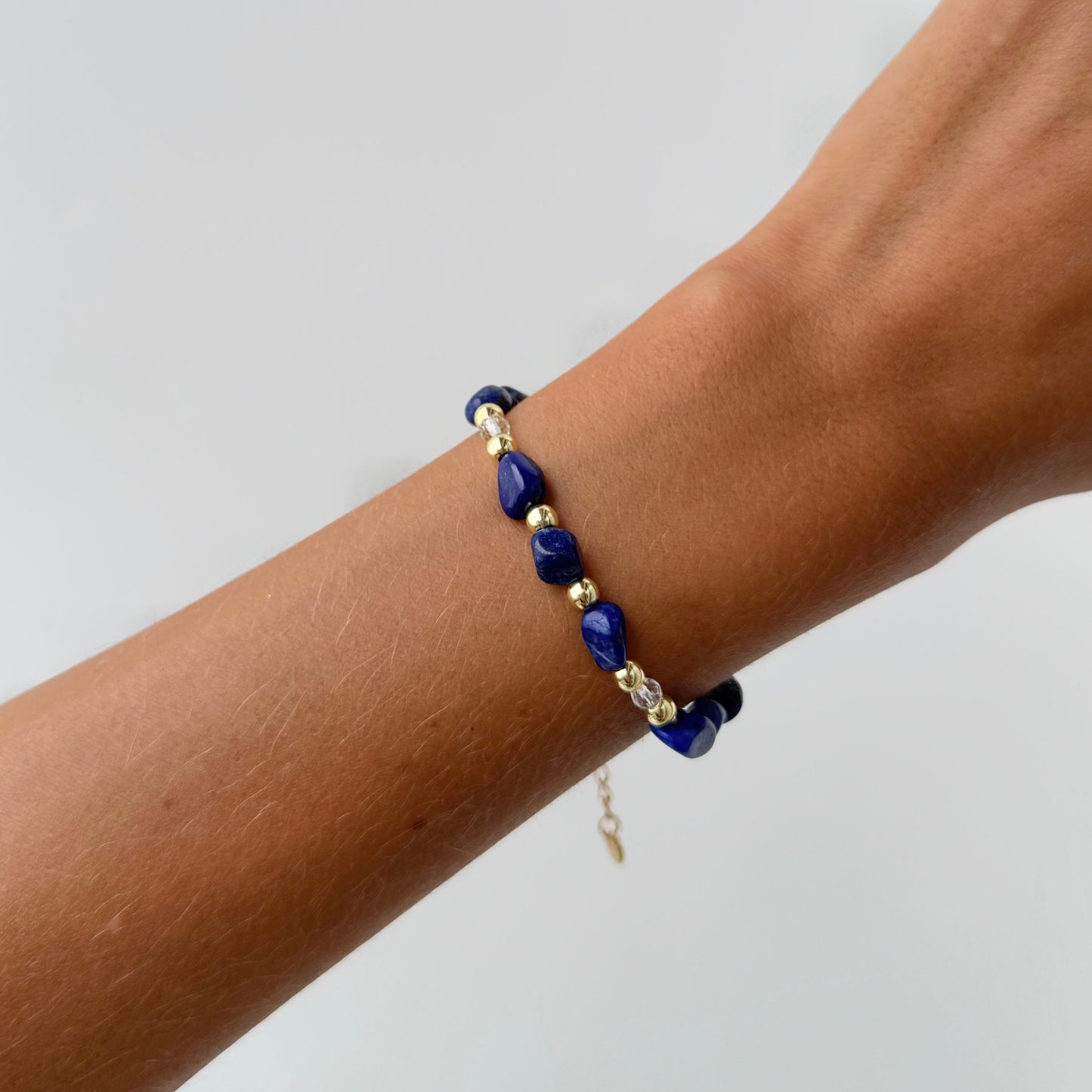 Bracelet COMMUNICATION - Lapis lazuli et Cristal de roche