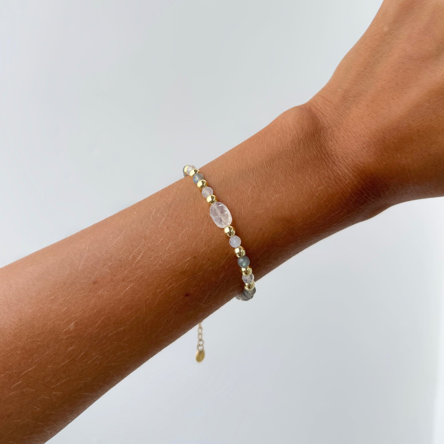 Bracelet INTUITION - Labradorite et Pierre de lune