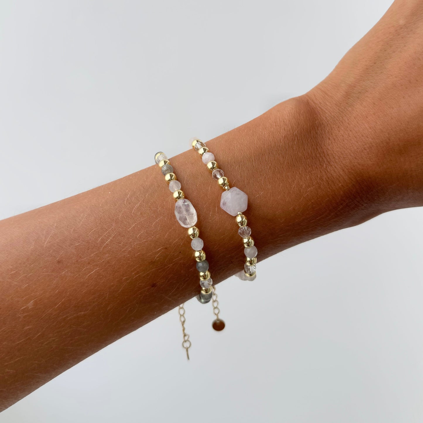 Bracelet INTUITION - Labradorite et Pierre de lune