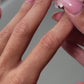 Bague Shakti I - Bijou ajustable en quartz rose