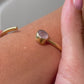 Bracelet Jonc Shakti - Bijou ajustable en quartz rose
