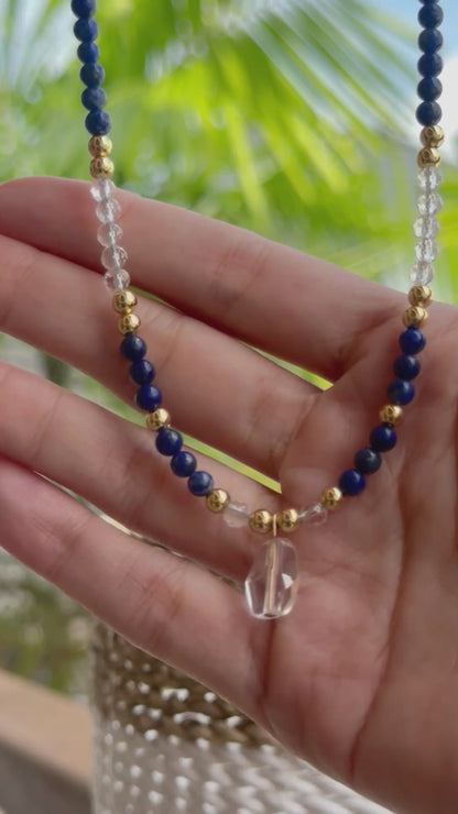 COMMUNICATION - Lapis lazuli et Cristal de roche
